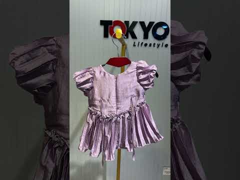 Baby Girls Elegant Embroidered Dress 258