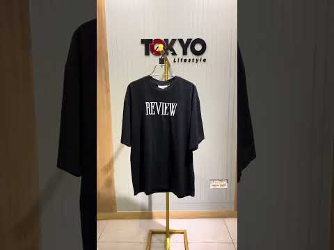 GATSBY Mens Oversized T-shirt _Review G124 Black