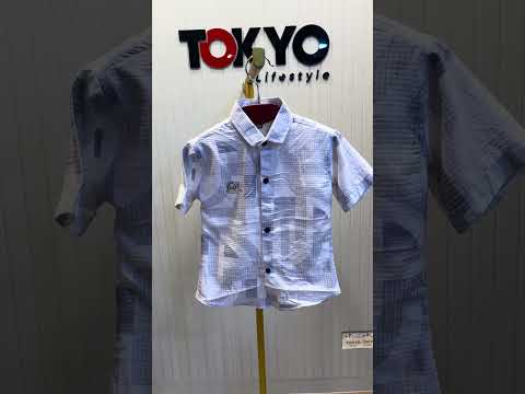 Kids Premium Printed Shirt & Denim Pant Set 412