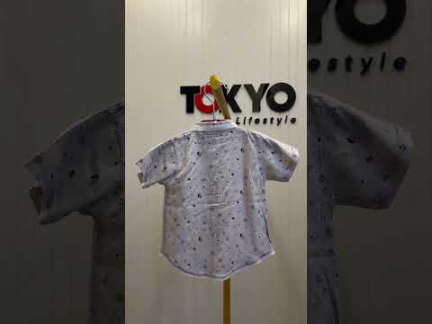 Boys “Be Kind” Printed Summer Shirt & Shorts Set 123