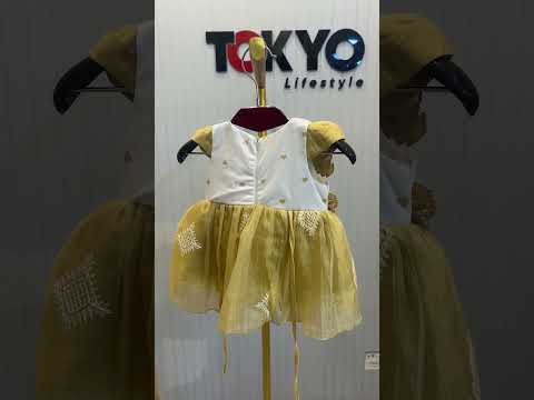 Baby Girls Peach Tulle Dress Set with Leggings 259