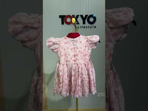 Baby Girls Elegant Embroidered Dress 261