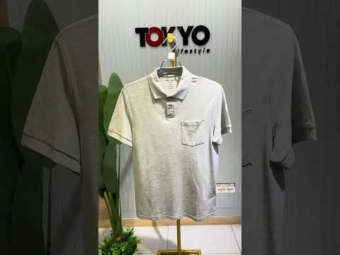 GATSBY Mens Polo T-shirt Poolbasics Light Grey 4000