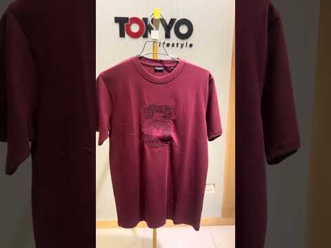 GATSBY MENS T-SHIRT STY 1701 MAROON