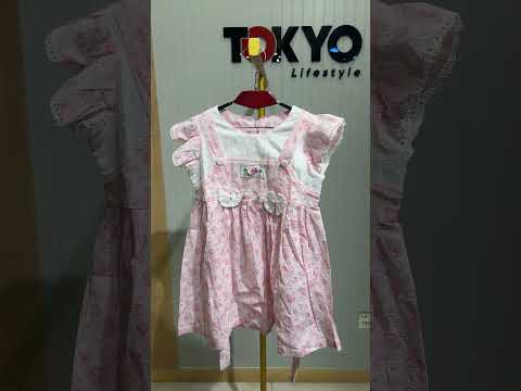 Girls Floral Chiffon Party Dress with Bow Detail 540
