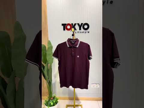 Premium Ultra Heavyweight PoloT-Shirt FPPL Maroon-C91