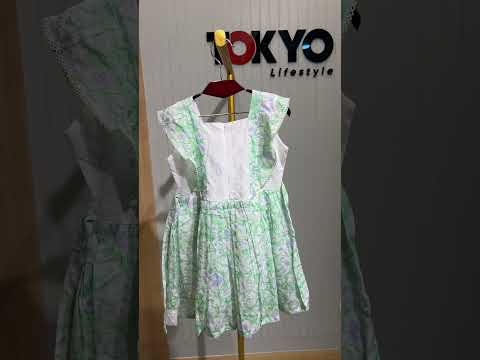 Girls Premium Printed Cotton Frock 17