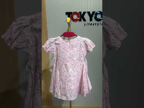 Girls Floral Cotton Frock Set  0208