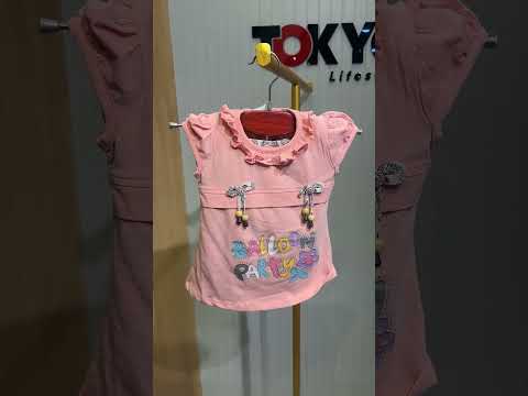 Girls Top & Printed Shorts Set 168