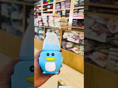 Cute Penguin Shape Feeding Bottle (6+month) - C1024
