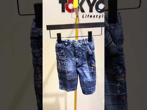 Kids Premium Printed Shirt & Denim Pant Set 412