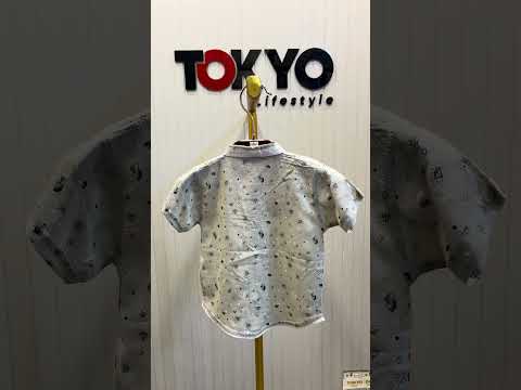 Boys “Be Kind” Printed Summer Shirt & Shorts Set 123