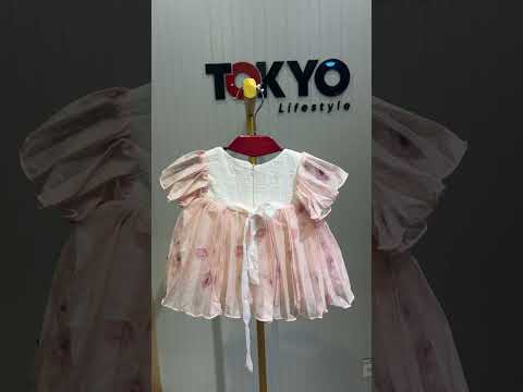 Girls Floral Party Dress 057