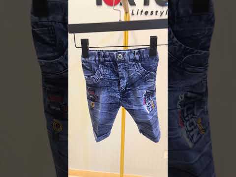 Kids Premium Printed Shirt & Denim Pant Set.409