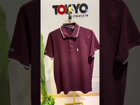 Premium Polo T-shirt RLPLT Maroon-C420