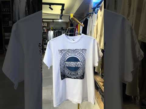 Men’s Never Give Up Graphic Printed T-Shirt – White TS01