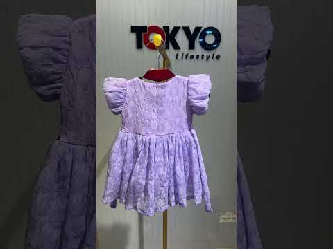 Baby Girls Elegant Party Dress Set with Inner – Soft Tulle & Bow Design 203