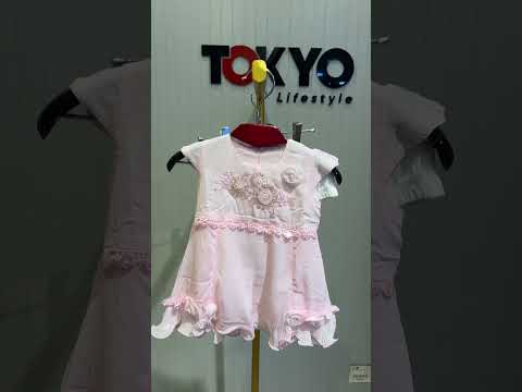 Girls Floral Party Dress Set with Bloomers 061