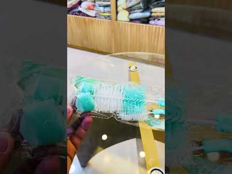 Multi-Color Bottle Cleaning Brush Set with Sponge Head