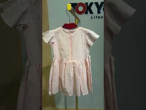 Baby Girl Soft Jacquard Party Dress Set with Inner Brief 0197