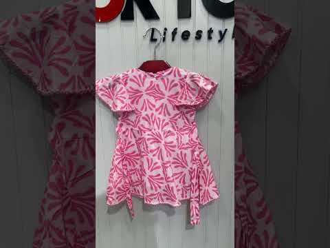 Girls Printed Frock with Inner Leggings 209