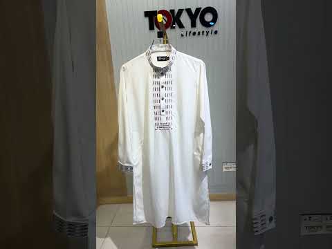Gatsby Mens panjabi SL07 WHITE
