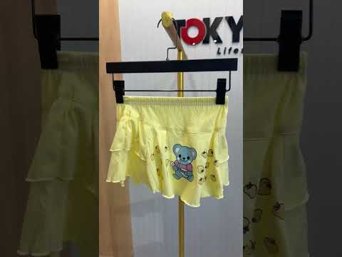 Girls Cute Bear Top, Skirt & Hat 3-Piece Set 142