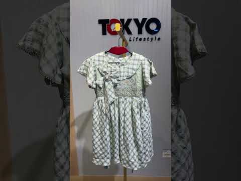Girls Checked Party Dress 13