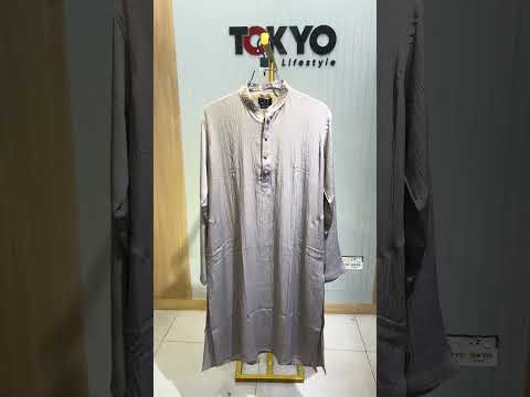 Gatsby Premium Panjabi for Men – Classic Fit | Eid & Festive Wear 14_GRAY