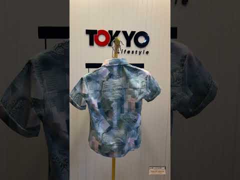 Boys Printed Short Sleeve Shirt & Denim.409