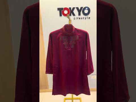 Boys Premium Embroidered Maroon Panjabi 1213