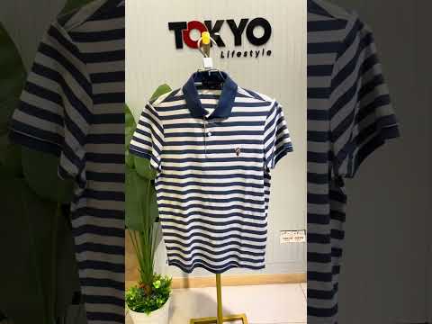 GATSBY Premium Classic Polo Shirt blue -white 926
