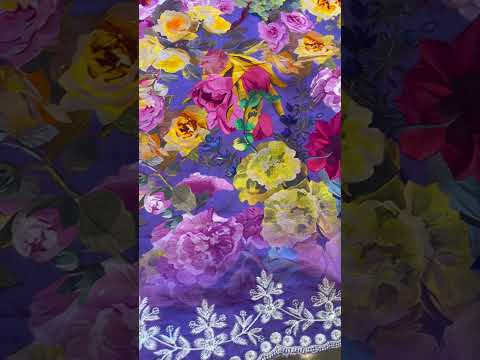 Luxury Digital Printed Lawn Unstitched Three Piece Set -C535