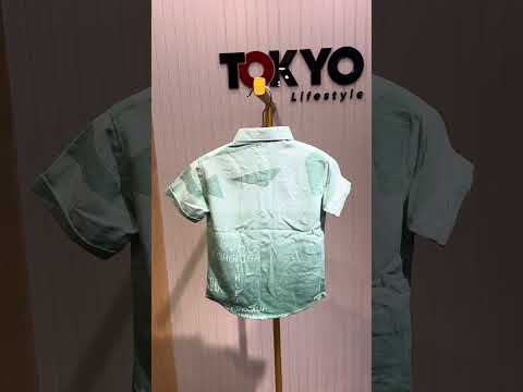 Boys Embroidered Shirt & Cargo Shorts Set-C49