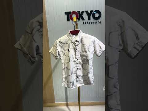 Boys Summer Casual Printed Shirt & Cotton Pant Set 409