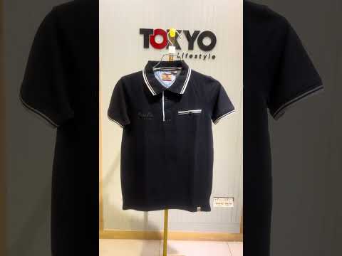 GATSBY Men’s Classic Black Polo Shirt with Contrast Trim