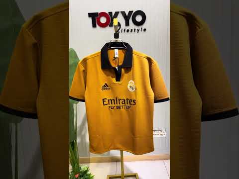 Real Madrid Retro Edition Jersey - Golden Mustard & Black (Adidas) 093