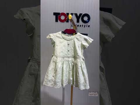 Baby Girl Soft Jacquard Party Dress Set with Inner Brief 0197