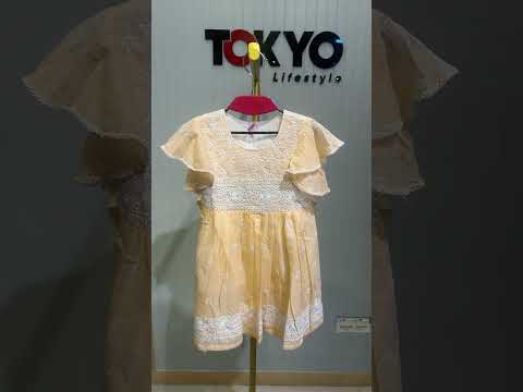 Girls Premium Embroidered Net Party Dress 18