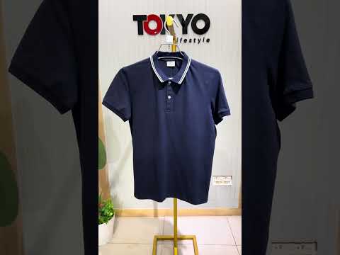 GATSBY Mens Polo T-shirt Celio Navy Blue 4000