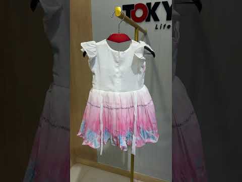 Girls Floral Party Dress with Bloomers Set 207