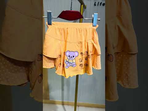 Girls Cute Bear Top, Skirt & Hat 3-Piece Set 142
