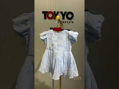 Baby Girls Elegant Embroidered Dress 257