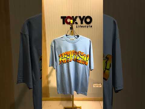 GATSBY Mens Oversized T-shirt _Review G122 Sky