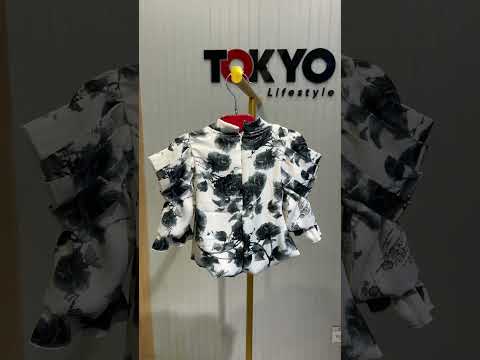 Girls Floral Top & Solid Pants Set 117