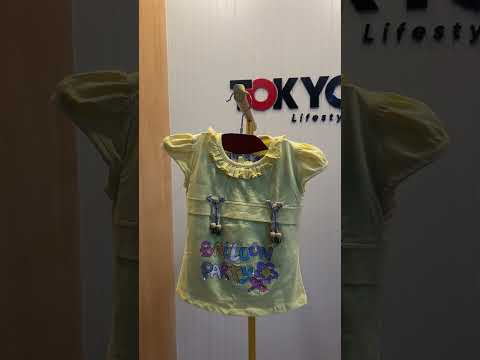 Girls Top & Printed Shorts Set 168