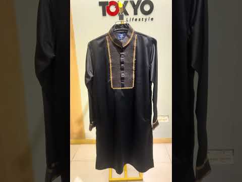 GATSBY Mens Panjabi New STY 09 Black 931