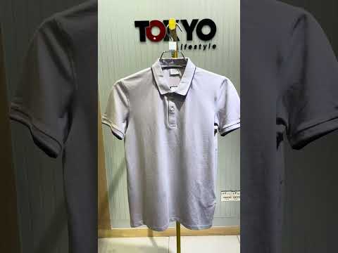 GATSBY Mens Polo T-shirt celio Light Lavender Pastel 4012