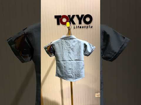 Boys Premium Stripe Shirt & Check Shorts Set B004