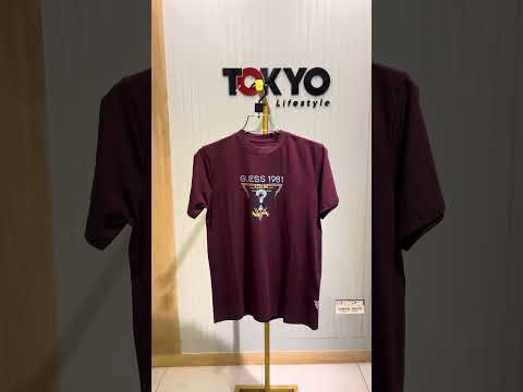 GATSBY Mens T-shirt STY 1605 _Guess Maroon